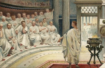 Roma siyasi sistemi: Senato by Unknown artist
