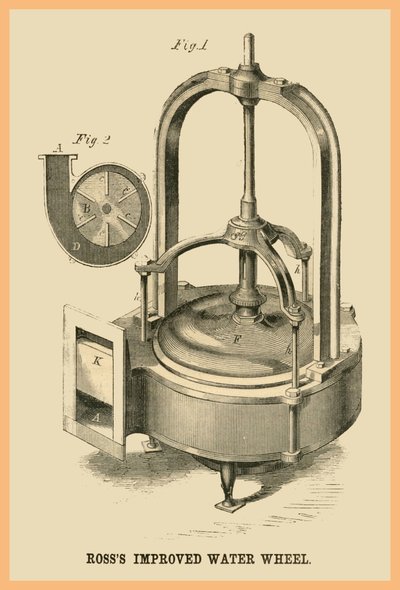 Ross Geliştirilmiş Su Çarkı by Unknown Artist