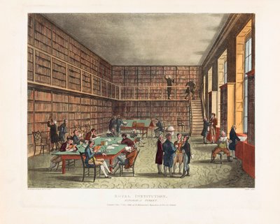 Kraliyet Kurumu Kütüphanesi by Unknown artist
