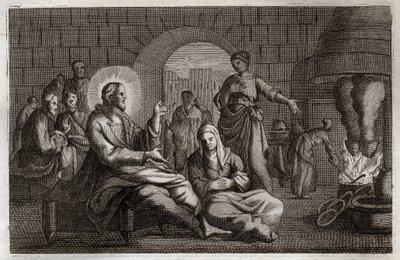 Royaumont İncil, Yeni Ahit: Martha ve Mary. İsa Mesih, kızkardeşi Bethanie Meryem