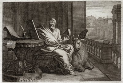 Royaumont İncil, Yeni Ahit: Boğa ile evangelist Saint Luke. 1811
