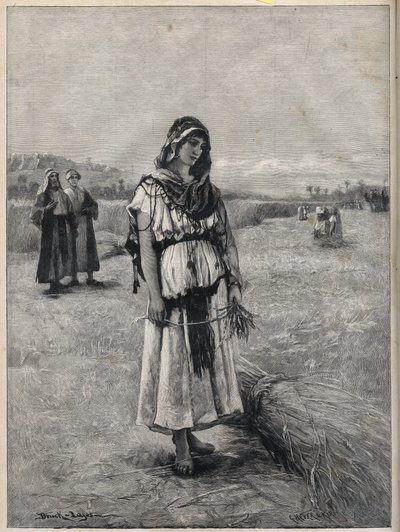 Ruth, Boaz (Booz) (Ruth ve Boaz) alanında çalışıyor - Druch-hajos