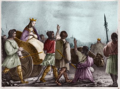 Saint Clotilde, Frank Kraliçesi (v. 475-545), Clovis 1st