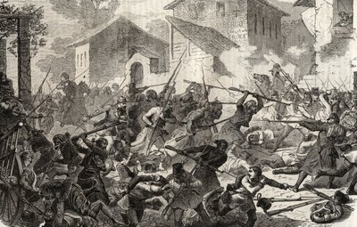 İkinci İtalyan Bağımsızlık Savaşı Turbigo Savaşı, 3 Haziran by Unknown artist