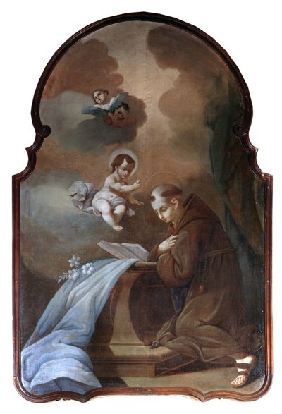 Padua St Anthony (San Antonio di Padova) - Menton Annunciade Manastırı by Unknown artist