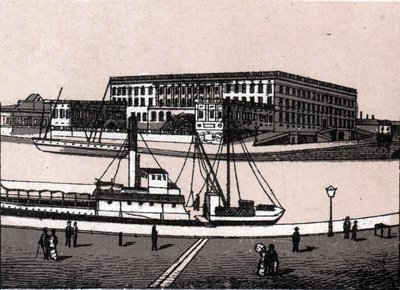 Stockholm, İsveç: Kraliyet kalesinin görünümü (Kraliyet Kalesi). “” Dünya 168 görüş gösteriyor”” Tarihsiz (19. yüzyılın sonları) by Unknown artist