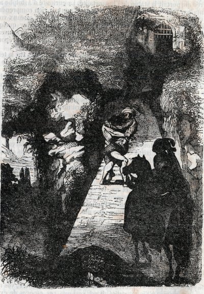 Roland ve Rodomont arasındaki mücadele - Ariosta olarak bilinen Ludovico Ariosto