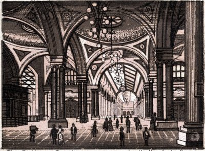 Stuttgart, Almanya: tren istasyonu salonunun görünümü. “” Dünya 168 görüş gösteriyor”” Tarihsiz (19. yüzyılın sonu) by Unknown artist