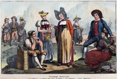 İsviçre kostümleri by Unknown artist