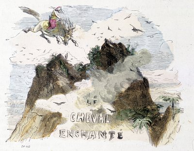 Masal: Büyülü At - “Binbir Gece”de, ed. Md Bondet tarafından anlatılan Emile Guérin, Paris, n.d. by Unknown artist