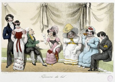 Goblen du bal - n.d., 19. yüzyılın başları, Carnavalet by Unknown artist
