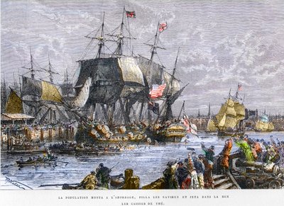 Boston Çay Partisi, 16 Aralık by Unknown artist