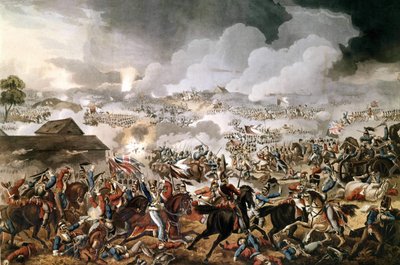 Wellington Dükü (1769 - 1852) tarafından komuta edilen İngiliz ordusu, 18/06/1815 tarihinde I. Napolyon