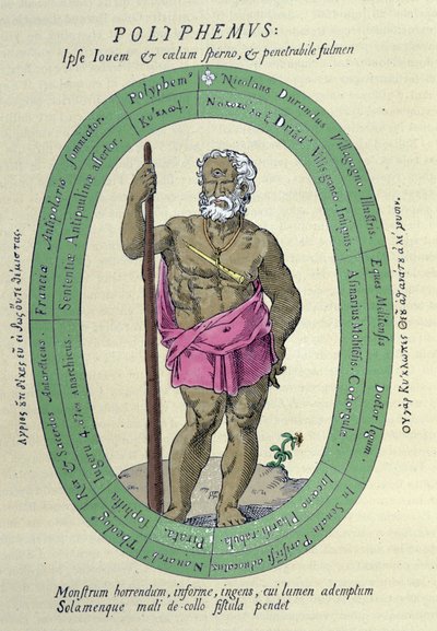 Cyclops Polyphemus (Polyphemus), Nicolas Durand de Villegagnon