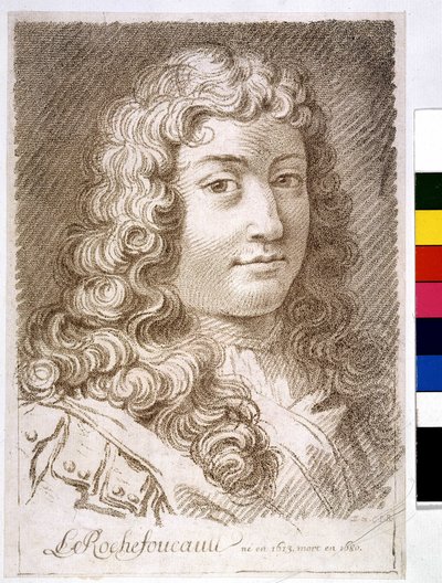 La Rochefoucault Dükü - yazdır by Unknown artist