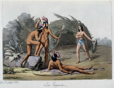 Guijanas, Paraguay Kızılderilileri. “” Eski ve modern kostüm” de by Unknown artist