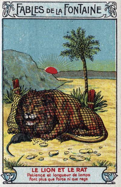 Aslan ve Fare - Jean de La Fontaine