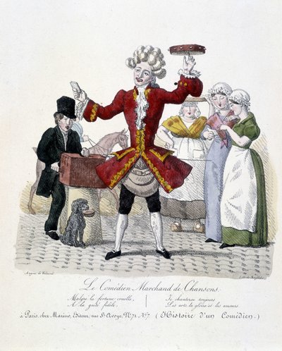 Şarkı Tüccar Komedyeni, c. 1820 by Unknown artist
