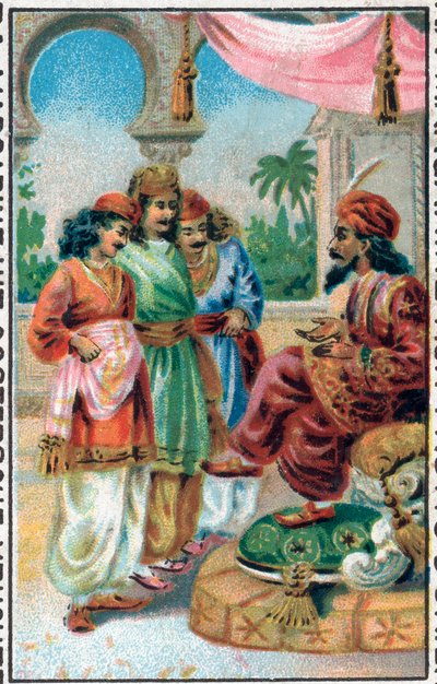 Sultan ve oğulları. Prens Ahmed