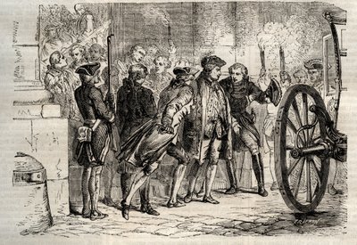 Damiens saldırısı (Ocak 1757) - (Robert-Francois Damier by Unknown artist
