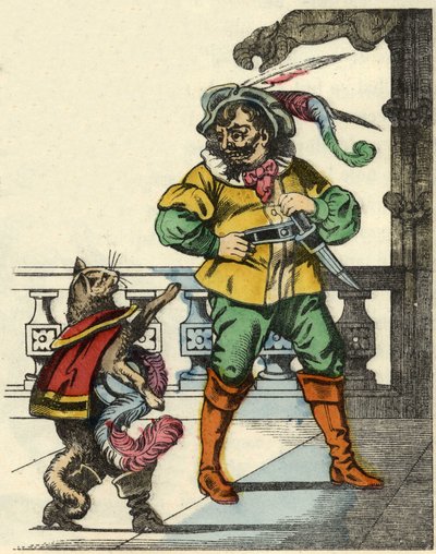 Önyükleme kedisi devle tanışır. Charles Perrault