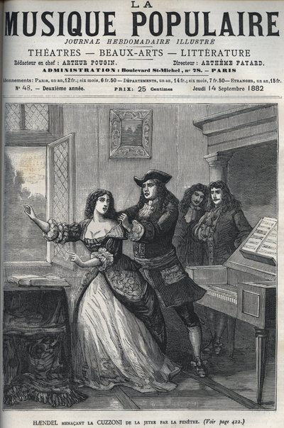 Besteci George Frederick Handel (Georg Friedrich Handel by Unknown artist