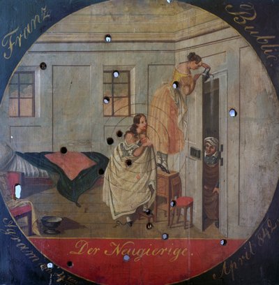 Meraklı (boyalı hedef) by Unknown artist