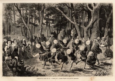Yılın 10. ayında gerçekleşen pirinç turunun dansı, tahıl ekinleriyle ilgilidir. 1863-1864