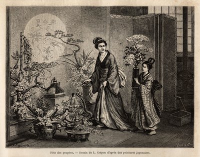 Oyuncak bebek ziyafeti (veya hinamatsuri), özellikle bebeklerini bir sunak üzerinde sergilemek ve onlara çiçek ve kek sunmak için saklama kutularından çıkaran küçük kızlar için 3 Mart