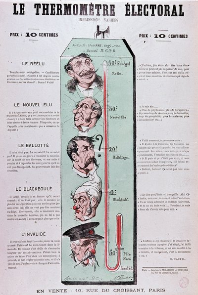 Seçim termometresi - çizim by Unknown artist