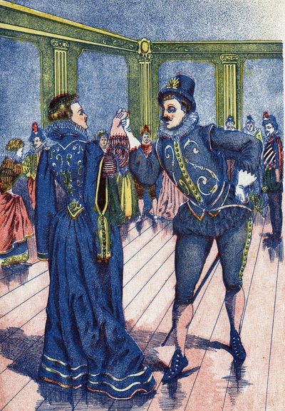 Kralın oğlu Külkedisi dansı yapar. Fransız yazar Charles Perrault