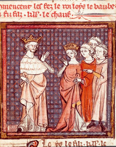 Louis II the Begue (846-879), Francs kralı ve Friuli Adelaide