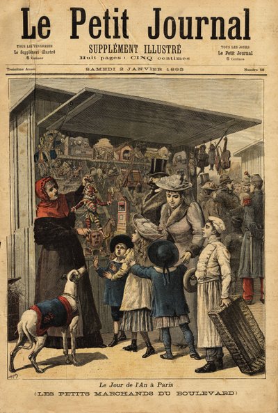 Tüccarlar ve bulvarları Paris