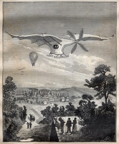 Yeni aerostatlar: Clement Ader kuşu (1841-1925), Eole, 1891