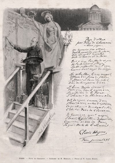 Ressam Puvis de Chavannes (1824-1898), M. Merwart