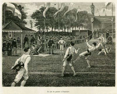Palm oyununda Franeker (Hollanda) var. Edouard Charton (1807-1890), Hachette, Paris tarafından yönetilen le tour du monde 1886