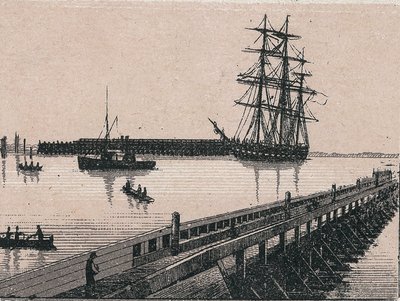 Calais şehrinin limanı “” Dünya 168 görüş gösteriyor”” Tarihsiz (19. yüzyılın sonları) by Unknown artist