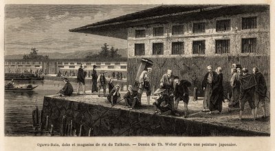 Ogawa Nehri üzerindeki (bugünkü Tokyo, Edo