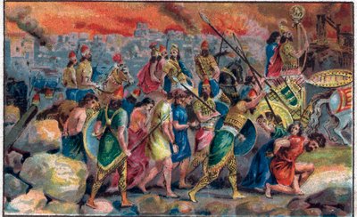 Babil kralı II. Nebukadnezar (MÖ 630-MÖ-562) tarafından Kudüs şehrinin MÖ 586