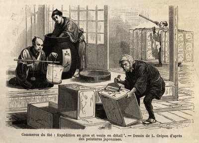 Çay ticareti: toptan ve perakende nakliye. 1863-1864