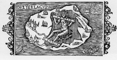 Cadı zinciri - Olaus Magnus, Roma 1555 tarafından "Kuzey Milletler Tarihi" içinde by Unknown artist