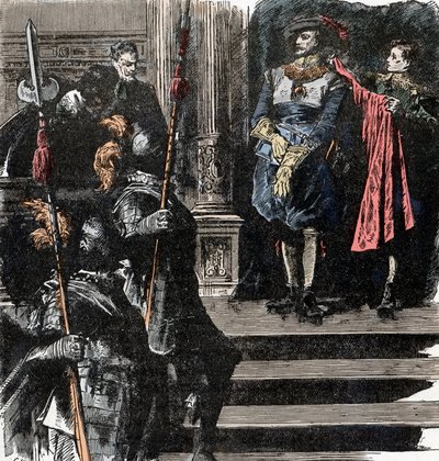 Otuz Yıl Savaşları: Friedland Dükü Ordudan Çekiliyor - Otuz Yıl Savaşları (1618-1648): Albrecht (Albert) von Wallenstein (Waldstein) (1583-1634) ordunun başındaki görevinden çekildi, 24 Ocak by Unknown artist