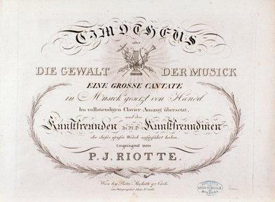 GF Handel (1812) tarafından Timotheus