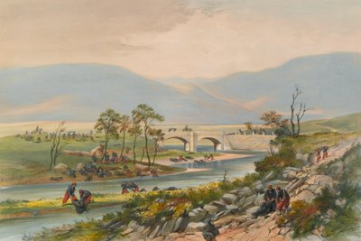 ?Çernaya Savaşı Sonrası Traktır Köprüsü?, 1855 by Unknown