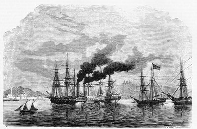ABD Tarihi: Steamboat by Unknown artist