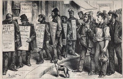 ABD: Alkol bağımlılığına karşı Birlik adına protesto 1875 by Unknown artist