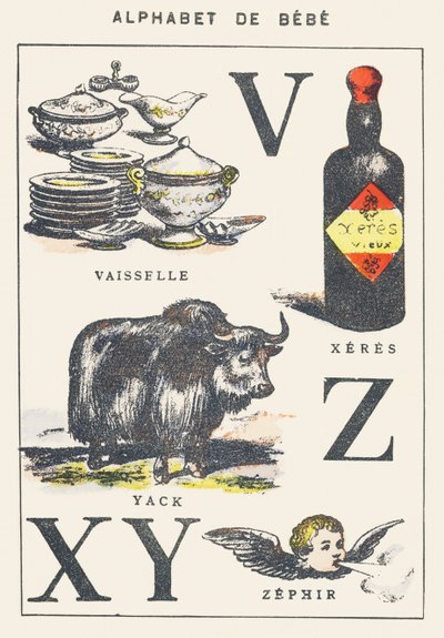 V X Y Z: yemekler, xeres, yak, zefir by Unknown artist