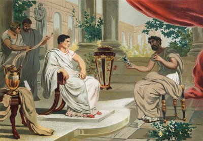 Yaşlı Pliny ile Vespasian (Latince Titus Flavius Vespasianus