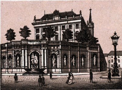 Viyana, Avusturya: Francois Joseph (Francois-Joseph) çeşmesinin görünümü (Viyana