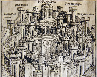 Orta Çağ'da Kudüs'ün Görünümü by Unknown artist